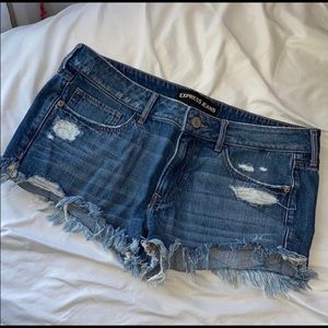Express Denim Shorts